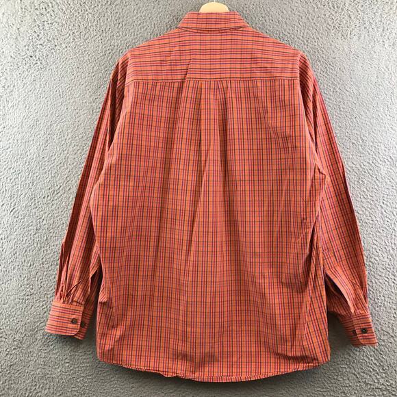 Gitman Bros Shirt Mens L Button Up Multicolor Plaid Pocket Check - Picture 2 of 9